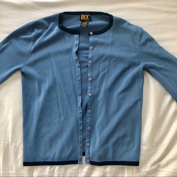 BLUE CARDIGAN - Picture 3 of 3